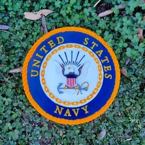 United States Navy Garden Stepping Stone/ Wall Hanging
